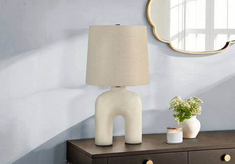 Lighting, Table Lamp, Resin, Modern - Cream - Furniture Home Direct