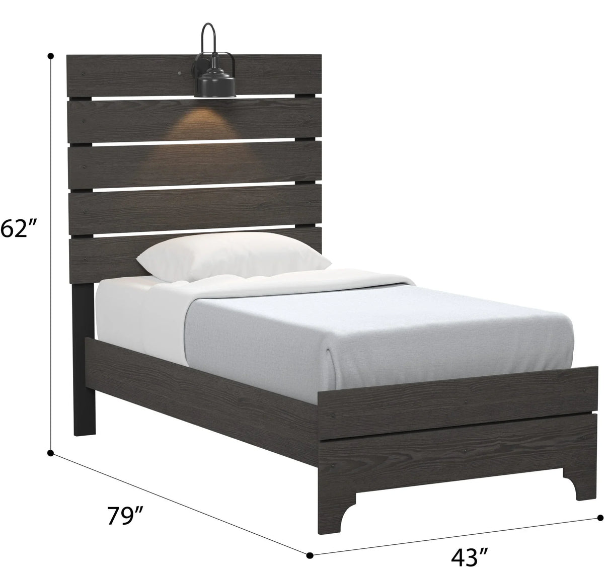 Junipe - Bed With Lights - Furniture Home Direct