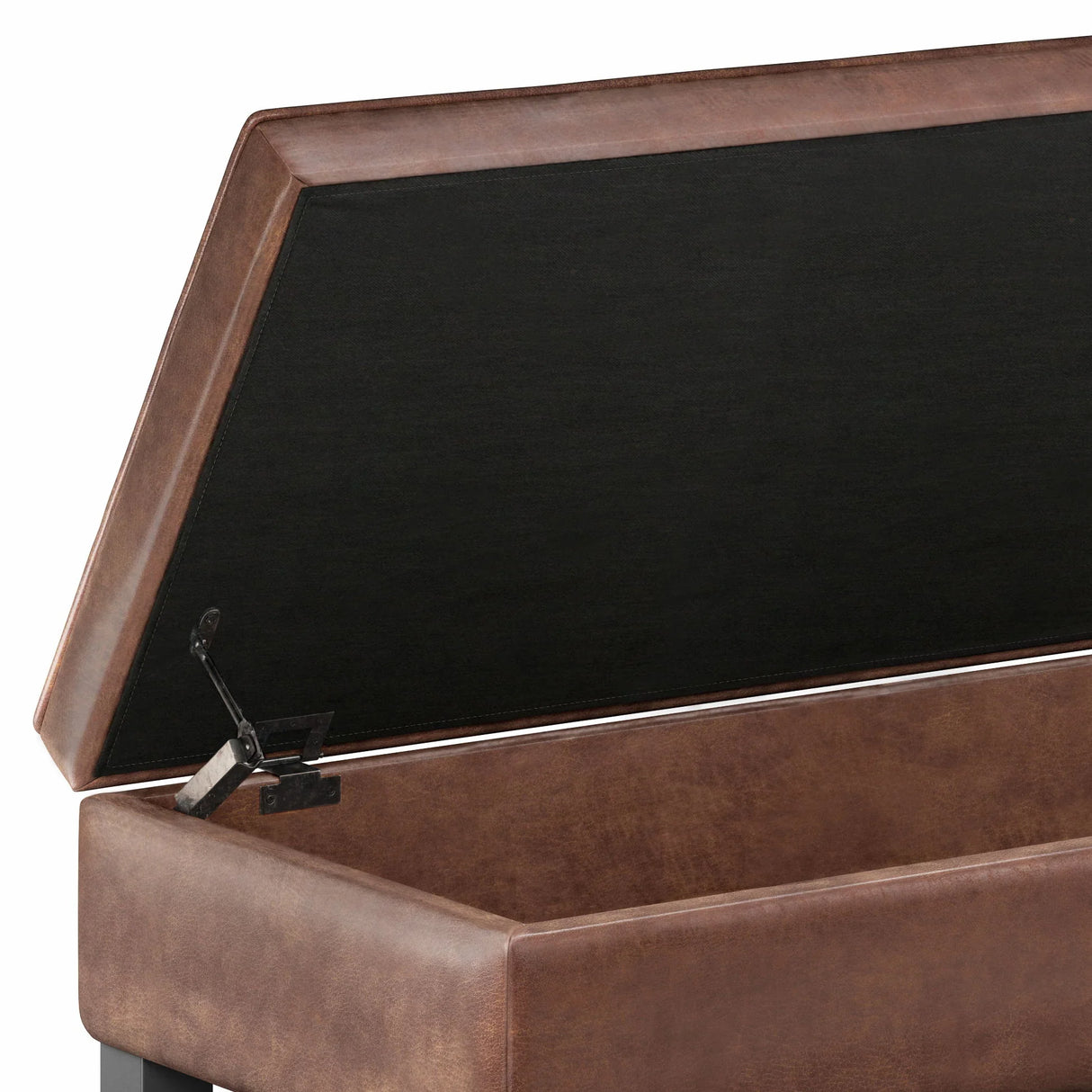 Cosmopolitan - Storage Ottoman Bench With Open Bottom - Furniture Home Direct