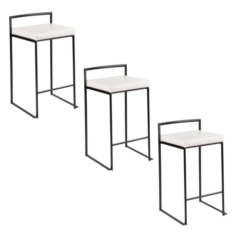 Fuji - Contemporary Style Stackable Counter Stool - Furniture Home Direct
