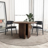 Alden - Round Dining Table - Walnut - Furniture Home Direct
