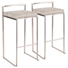 Fuji - Contemporary And Elegant Design Stackable Barstool - Furniture Home Direct