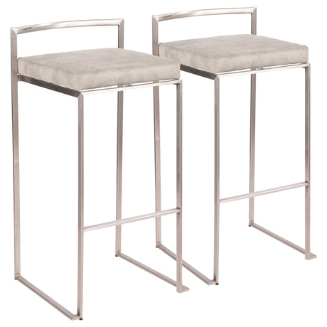 Fuji - Contemporary And Elegant Design Stackable Barstool - Furniture Home Direct