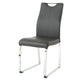 Modern Upholstered Dining Chair Electroplated Metal Legs (Set of 2) - Furniture Home Direct