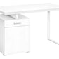 Computer Desk, Home Office, Laptop, Left, Right Set-Up, Storage Drawers, Work, Contemporary, Modern - Furniture Home Direct