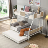 Modern Metal Bunk Bed With Dual Side Ladder And Metal Desig - Furniture Home Direct