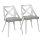 Charlotte - Farmhouse Side Chair (Set of 2) - Furniture Home Direct