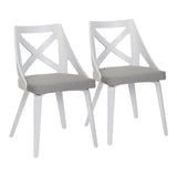 Charlotte - Farmhouse Side Chair (Set of 2) - Furniture Home Direct