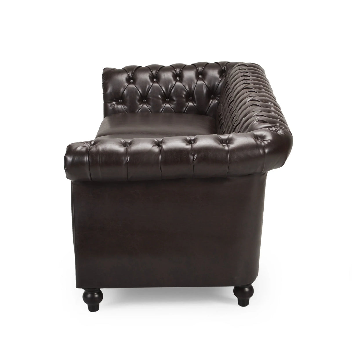 3 Seater Sofa -Brown - Furniture Home Direct