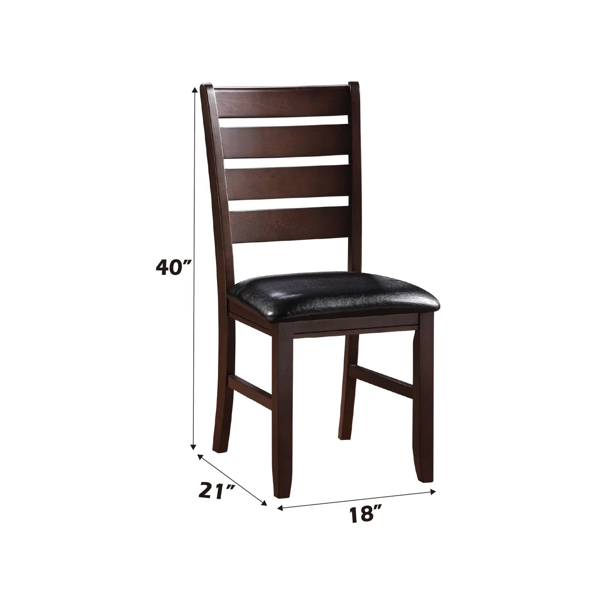 Urbana - Synthetic Leather Side Chair (Set of 2) - Furniture Home Direct