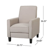 Elegant Push Back Chair For Home
