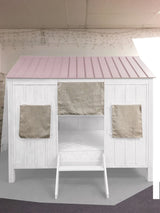 Spring - Full Bed - White / Pink - Furniture Home Direct