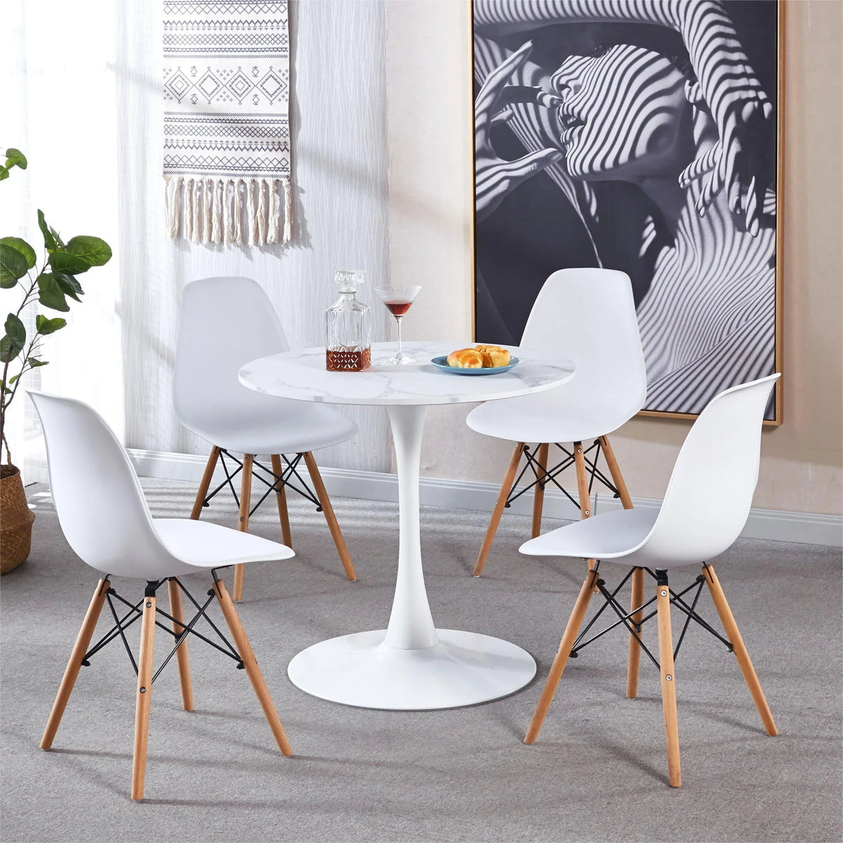 Tulip Special Dining Table, MDF Dining Table - Furniture Home Direct