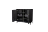 Ample Storage Bar Cabinet - Peppercorn - Furniture Home Direct