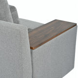 Sectional Sofa Modular With Removable Back Cushions Gray - Furniture Home Direct