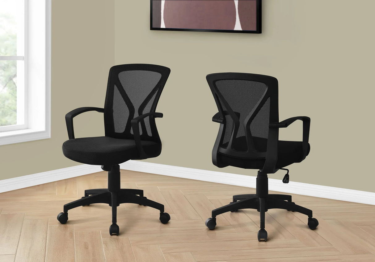 Office Chair, Adjustable Height, Swivel, Ergonomic, Mesh, Contemporary & Modern - Furniture Home Direct