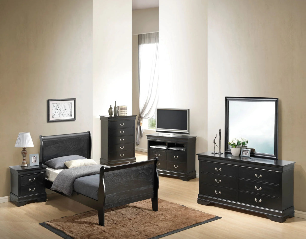 Panel Sleigh Bed - Furniture Home Direct