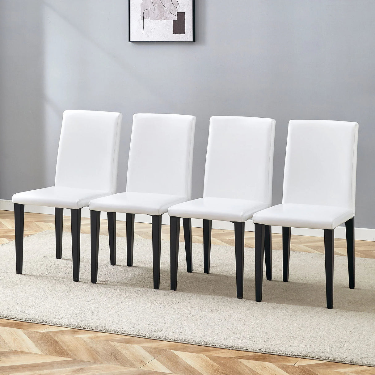 Versatile Dining Chairs With Comfortable Design And Metal Legs - Furniture Home Direct