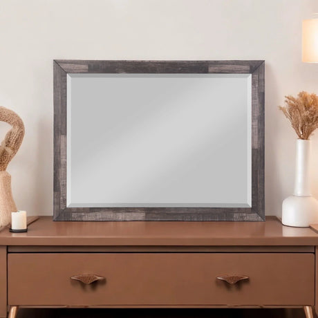 Juniper - Mirror - Dark Brown - Furniture Home Direct