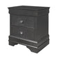 Shaker - Crocodile Metallic Nightstand - Furniture Home Direct