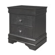 Shaker - Crocodile Metallic Nightstand - Furniture Home Direct
