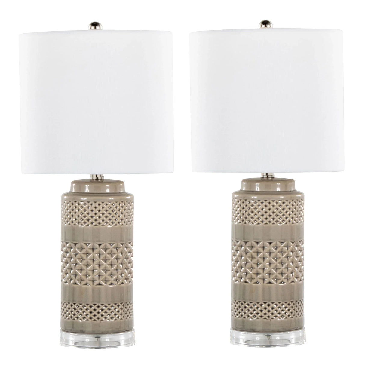 Casa - Contemporary Table Lamp (Set of 2) - Furniture Home Direct