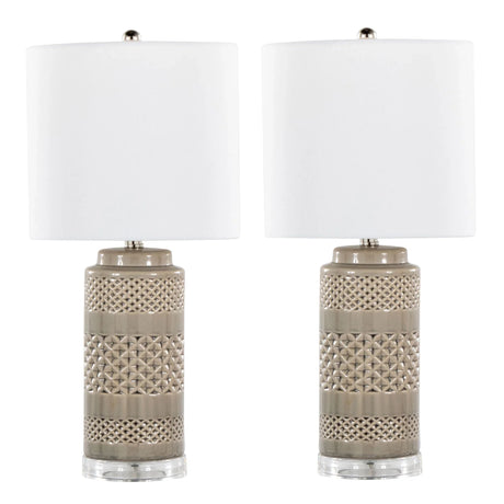Casa - Contemporary Table Lamp (Set of 2) - Furniture Home Direct