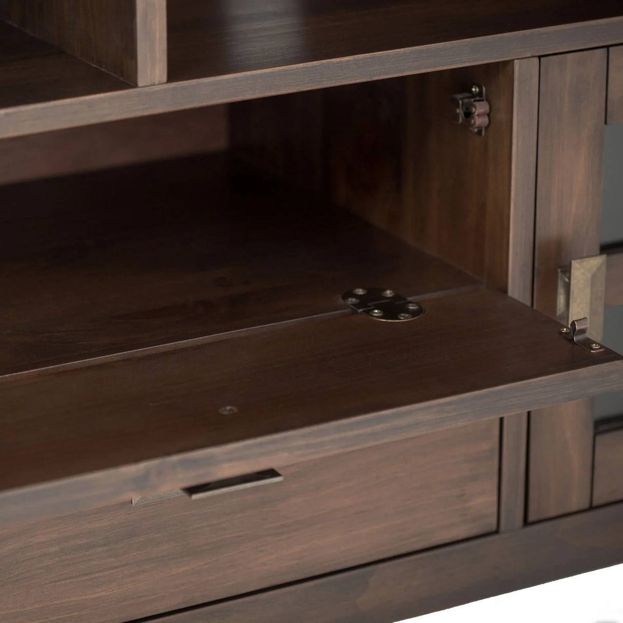 Artisan - TV Media Stand - Natural Aged Brown - Furniture Home Direct