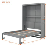 Murphy Wall Bed With Shelves, Space Saving - Furniture Home Direct