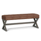 Salinger - Large Upholstered Ottoman Bench - Furniture Home Direct