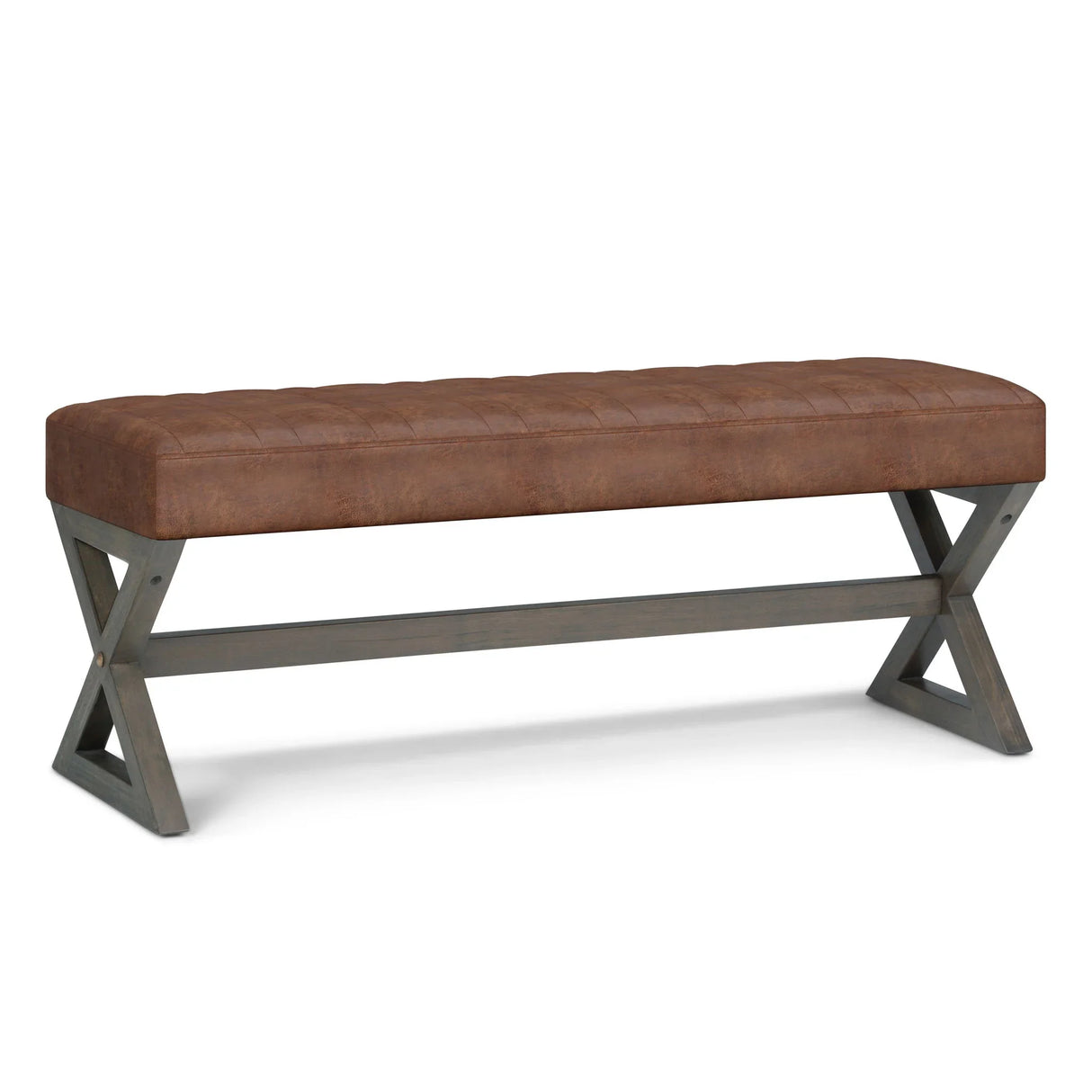 Salinger - Large Upholstered Ottoman Bench - Furniture Home Direct