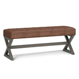 Salinger - Large Upholstered Ottoman Bench - Furniture Home Direct