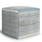 Naya - Upholstered Cube Pouf - Furniture Home Direct