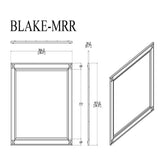 Lively - Mirror With Glitter Detail - Black - Furniture Home Direct