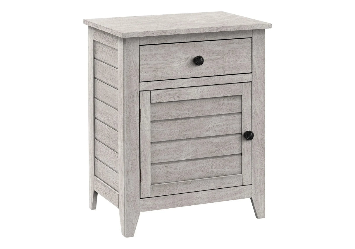Accent Nightstand, Storage Drawer, Transitional - Furniture Home Direct