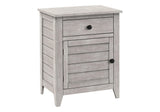Accent Nightstand, Storage Drawer, Transitional - Furniture Home Direct