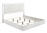 Bedroom Set Queen Bed Dresser Mirror Nightstand White - Furniture Home Direct