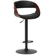 Archer - Bentwood Adjustable Swivel Bar Stool - Black - Furniture Home Direct