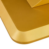 Modern Minimalist Dining With Imitation Marbled Glass Tabletop - Furniture Home Direct