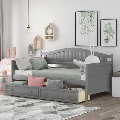 Wooden Daybed, Sofa Bed, No Box Spring Needed - Furniture Home Direct