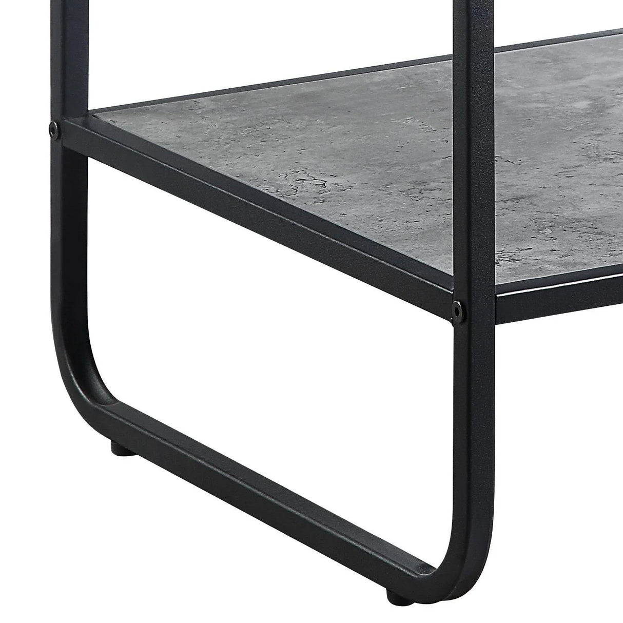 Raziela - End Table - Concrete Gray / Black - Furniture Home Direct