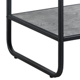 Raziela - End Table - Concrete Gray / Black - Furniture Home Direct