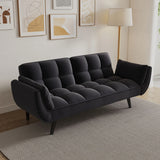 Sofa Soft Two Armrests Throw Pillow Pillow Comfortable Fit Apartment Bedroom Small Space - Furniture Home Direct