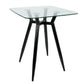 Clara - Mid Century Modern Square Table - Furniture Home Direct