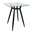 Clara - Mid Century Modern Square Table - Furniture Home Direct
