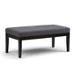 Lacey - Upholstered Tufted Ottoman Bench - Furniture Home Direct