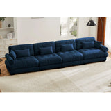 Super Comfort Oversized Modular Velvet Sectional Sofa, Deep Seat Convertible L Shaped Couch - Furniture Home Direct