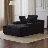Oversized Chaise Lounge Chair Cozy Cloud Couch With 3 Throw Pillows And Wide Armrest - Furniture Home Direct