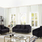 Sofia - Velvet Fabric Living Room Set - Furniture Home Direct