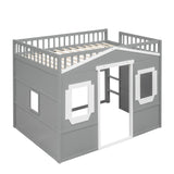 Elegant House Loft Bed With Ladder - Furniture Home Direct